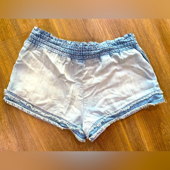 Cloth & Stone Blue Tencel Shorts Sz S - Picture 4 of 5